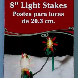 Garden light stakes pack