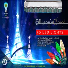 Colorful LED lights for decoration