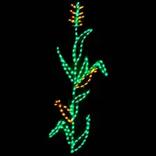 Illuminated corn plant decoration