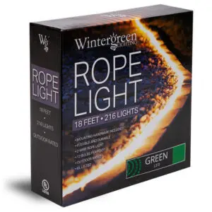 18-foot outdoor rope light packaging